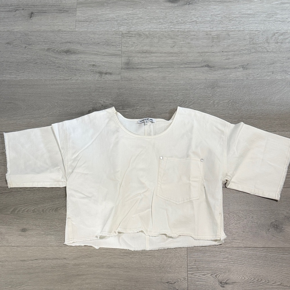 Elizabeth and James Cream Short Sleeve Tee